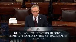 Reid: Pass Immigration Reform, Eliminate Exploitation of Immigrants