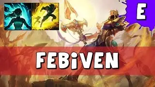 Fnatic Febiven as Azir vs Lulu MID - S6 Challenger SoloQ - League of Legends