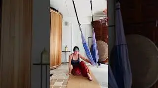 Restorative aerial yoga