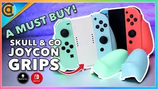 Накладки на рукоятки Joycon OLED от Skull & Co для Nintendo Switch.