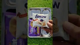 ASMR || MUNCH MAX CHOCOLATE AND SNOW CHERRY CAKE 😍👍 #youtubeshorts #shorts #asmr
