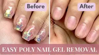 💅РУКОВОДСТВО ПО СНЯТИЮ ПОЛИ-ГЕЛЯ С НОГТЕЙ: безопасное удаление полигеля без повреждения натуральн...