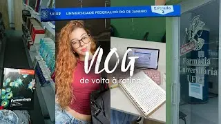 Diário de Uma Estudante de Farmácia | Ep. 03: rotina, volta às aulas, iniciação científica e estudos