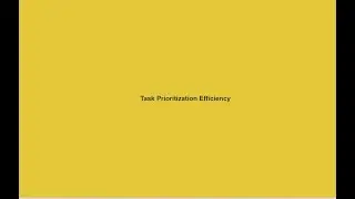 Task Prioritization Efficiency App