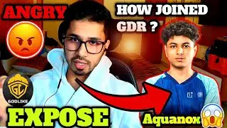 Saumraj Angry😡 Reply How Aquanox Joined GDR 🚨 Controversy 😱 Saumraj  Expose Godlike Poaching 😳