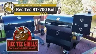 RT-700 Rec Tec Bull Wood Pellet Grill Initial Video Tour