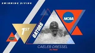 Florida Swimming: Caeleb Dressel 50 Free NCAA Champion