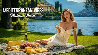 Relaxing Mediterranean Music 🍷 Sea Light, Soft Waves & Italian Dreams