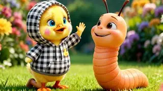 Little Duck Made Friends with Dancing Wiggly Worms! 🦆🪱💃 So Cute & Funny