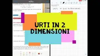 Gli urti:  lezione n.4 - Urti in 2 dimensioni