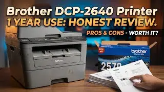 Brother DCP-2640 Printer Full Tutorial | After 1 Year Review | Aadhar Card Micro Print