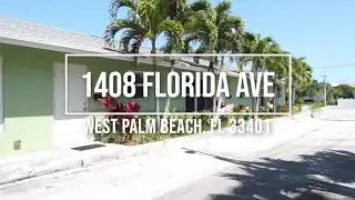 1408 Florida Ave, West Palm Beach Fl 33401 | Triplex For Sale