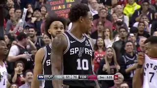 DeMar DeRozan FILTHY POSTER DUNK on Chris Boucher   Spurs vs Raptors   January 12, 2020