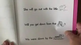 Sight word sentences were out down Fetzer B2-45