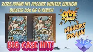 🚨CASE HIT FROM A BLASTER BOX🔥🔥 2025 PANINI NFL PHOENIX WINTER EDITION BLASTER BOX RIP & REVIEW. 