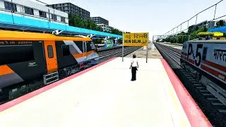 Orange Vande Bharat Express | Indian Train Simulator Highbrow Interactive Gameplay Video