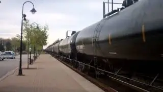 CP ES44 8884 UP C45AC Oil Tanker Freight :Lake Forest Metra Station