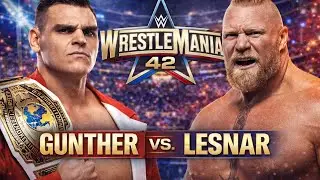Gunther vs. Lesnar: WrestleMania 42