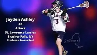 Jayden Ashley #3 Attack (Class of 2022) St. Lawrence Larries (Section X)