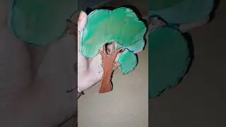 Unique tree making ideas😊 ||DIY Cardboard craft😍 #shorts #viralvideo #trending #plants