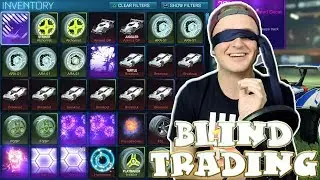 BLIND TRADING WITH WHITE ZOMBAS - MY BEST ITEMS ONLY! | Blind Trading With Fans In Rocket League #7