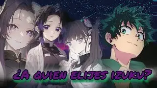 ¿A quien elijes izuku? capitulo final. izuku en kimetsu no yaiba.