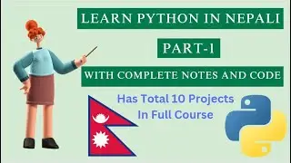 Python for Beginners in Nepali: Learn Python from Scratch | Step-by-Step Tutorial