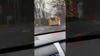Northampton Township Volunteer  Fire Company￼The NEW SQUAD ￼3 - In route to a job￼