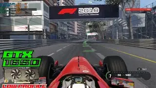 F1 2018 - GTX 1650 - Gameplay Framerate Test - Low Profile - Gigabyte