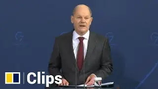 German Chancellor Olaf Scholz halts Nord Stream 2 gas pipeline after Russia&rsquo;s actions