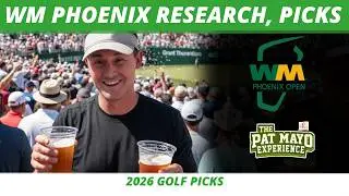 WM PHOENIX OPEN 2026 Fantasy Golf Picks | Research, Sleepers & Course Breakdown, Guess the Odds