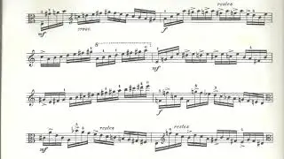 TMEA 2025-2026: Lillian Fuchs - Fantasy Etude No. 1 for Viola (Score)