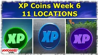 Fortnite - XP Coins - ALL 11 locations - Week 6, Season 3
