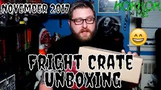 Fright Crate (November 2017) UNBOXING w/ Horror in Me