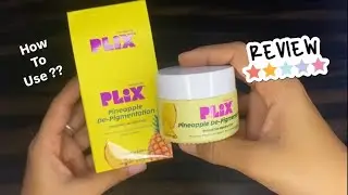 Plix pineapple De-pigmentation smoothie moisturiser review 