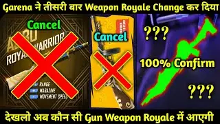 Free Fire Change Again Next Weapon Royale Gun Skin | New & Next Weapon Royale Gun Skin November 2021