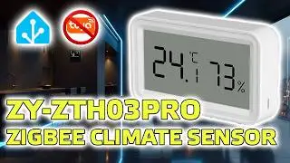 Zigbee climate sensor with display ZY-ZTH03Pro, review, compatibility and accuracy test