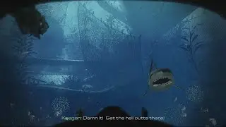 PS4 Call of Duty Ghosts - Into the Deep - Eaten and killed by a Shark Clip
