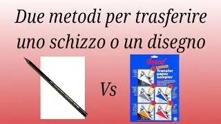 Come trasferire uno disegno su un foglio o una tela