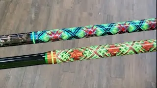 Prizes received and Wrapped Custom Rods in house that can be custom ordered by our new Rod wrappers