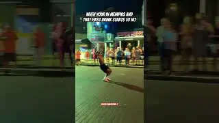 WHEN YOUR IN MEMPHIS #bealestreet #shorts #viral