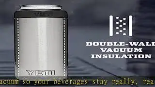 YETI Rambler 12 oz. Colster Slim Can Insulator for the Slim Hard Seltzer Cans, Black