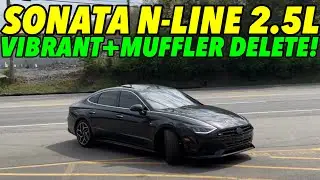 2021 Hyundai Sonata N Line 2.5L w/ VIBRANT & MUFFLER DELETE!