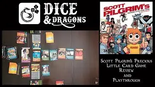 Dice and Dragons - Scott Pilgrim's Precious Little Card Game Review and Playthrough