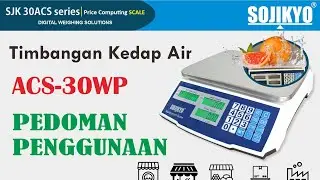 Cara Penggunaan Timbangan Waterproof Sojikyo 30WP. Timbangan ekonomis di kelas Kedap Air