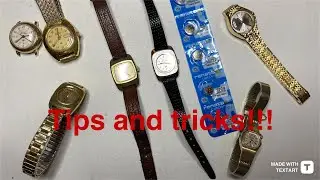 Replace battery in Bulova Accutron 2210 plus bonus tips