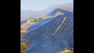 The Taihang solar farm in China is built right into the local mountains and reduces 251,000