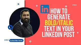 How to Generate Bold/ Italic text on Your LinkedIn Post in 2025 | Get High Reach Fast!