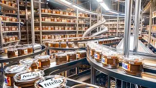 Nutella Production Process | How They Made Chocolate Spread With Modern Food Production Technology