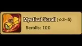 Summoners War 100 Lucky Mystical Scrolls #1